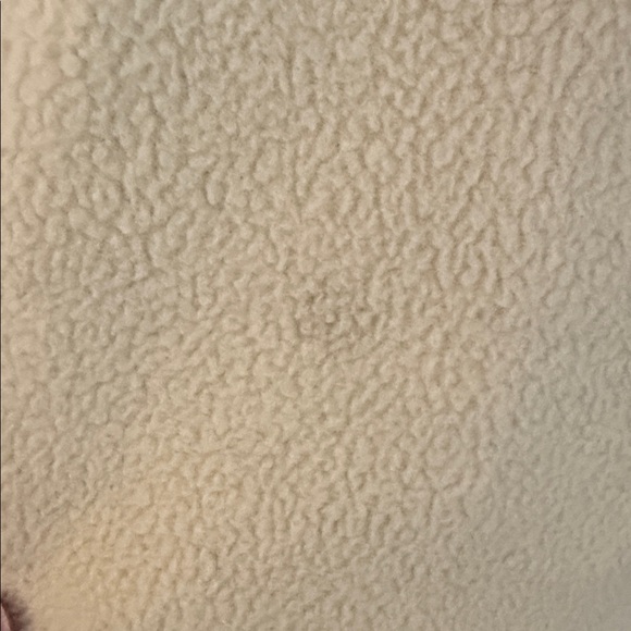 Vintage Patagonia Men’s Cream Crewneck Fleece with Green Trim - Picture 4 of 8